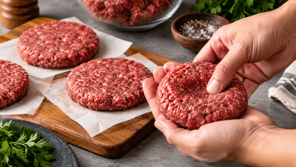 How to Shape Burger Patties That Cook Evenly Every Time