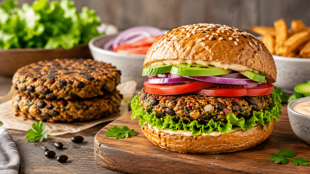 Best burgers near Princeton, NJ, served with crispy fries and a milkshake near the Princeton campus, with nearby dining areas highlighted.